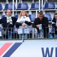 Navijači Rijeke na stadionu u Salzburgu (1)