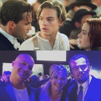 Billy Zane, Kate Winslet i Leonardo DiCaprio