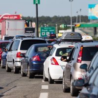 Od ranog jutra gužve na naplatnoj postaji Lučko