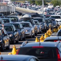 Od ranog jutra gužve na naplatnoj postaji Lučko