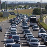 Od ranog jutra gužve na naplatnoj postaji Lučko