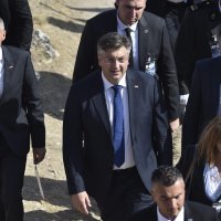 Damir Krstičević, Andrej Plenković i Gordan Jandroković