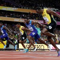 Finale na 100m u Londonu, Gatlin slavi, Bolt tek treći (2)