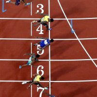 Finale na 100m u Londonu, Gatlin slavi, Bolt tek treći (1)