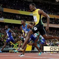 Finale na 100m u Londonu, Gatlin slavi, Bolt tek treći (3)