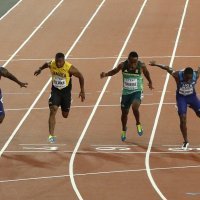 Finale na 100m u Londonu, Gatlin slavi, Bolt tek treći (5)