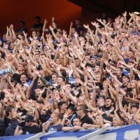 Navijači na tribinama za vrijeme utakmice GNK Dinamo - HNK Hajduk