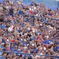 Navijači na tribinama za vrijeme utakmice GNK Dinamo - HNK Hajduk