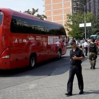Dolazak igrača Reala i Manchestera u Skoplje