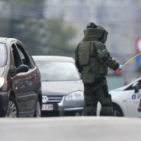 Uništavanje bombe u Bruxellesu