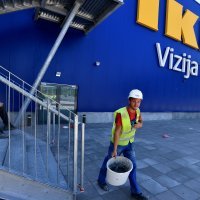 Završni radovi uoči otvorenje Ikee u Vrčinu pored Beograda