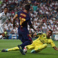 Real Madrid - Barcelona (uzvratna utakmica Superkupa) - Keylor Navas i Lionel Messi