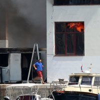 Požar u šibenskom brodogradilištu