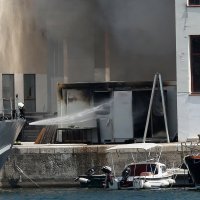 Požar u šibenskom brodogradilištu