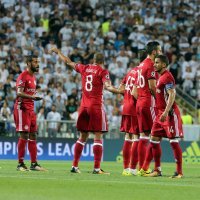 HNK Rijeka - FC Olympiacos. Alaixys Romao, Vadis Odjidja-Ofoe, Jagoš Vuković, Omar Elabdellaoui