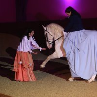 Božićna predstava u zatvorenoj jahaonici