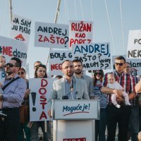 Prosvjed protiv uvođenja poreza na nekretnine u Osijeku