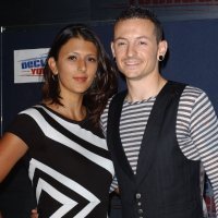 Chester Bennington i Talinda Bentley 2009.