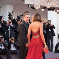 Matt Damon i Luciana Barroso