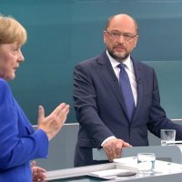 Angela Merkel i Martin Schulz