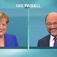 Angela Merkel i Martin Schulz