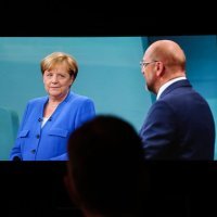 Angela Merkel i Martin Schulz