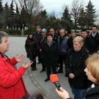 Mirni prosvjed djelatnika tvrtke Novi Resort