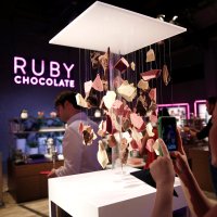 Ruby čokolada predstavljena je prvi put 5. rujna u Šangaju