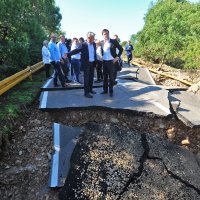 Župan Longin s ministrima Ćorićem i Butkovićem