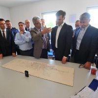 Direktor Odvodnje Grgo Peronja i ministar Ćorić