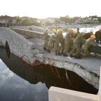 HV slaže ponton u Ninu