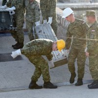 HV slaže ponton u Ninu