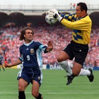 Dražen Ladić i Gabriel Batistuta na SP-u 1998