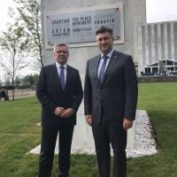 Vladimir Drobnjak i Andrej Plenković