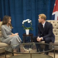 Princ Harry i Melania Trump