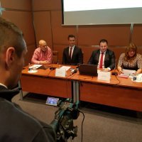 Konferencija za medije povodom dolaska Cammea u Sloveniju.