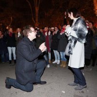 Frano Ridjan na prepunom Zrinjevcu zaprosio svoju djevojku Leu