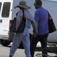 Christine Baranski u društvu nepoznatog muškarca