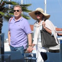 Christine Baranski u društvu nepoznatog muškarca