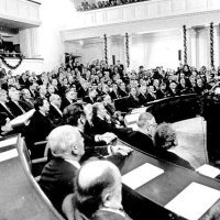 Govor predsjednika Tuđmana prilikom konstituirajuće sjednice Hrvatskog sabora, Zagreb, 30. svibnja 1990.