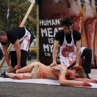 Prosvjed protiv ubijanja životinja u Londonu