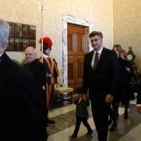 Andrej Plenković kod Pape