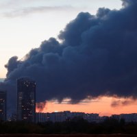 U Moskvi gori šoping centar