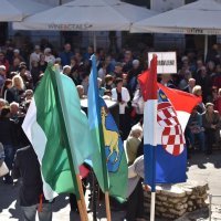 Prosvjedni skup umirovljenika u Puli