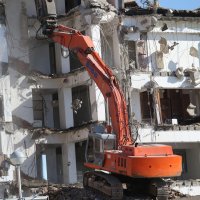 Rušenje hotela Ambasador na Zapadnoj obali