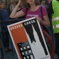 Na Trgu svetog Marka održan prosvjed protiv Vatikanskih ugovora