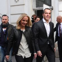 Christian Kern (SPOe) sa suprugom Eveline Steinberger-Kern