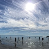 Sunčani dan na plaži Bačvice