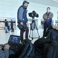 Novinarske ekipe na Tuđmanu