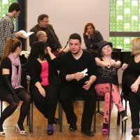 Režijska proba s pjevačima-studentima akademije za operu Madame Buffault